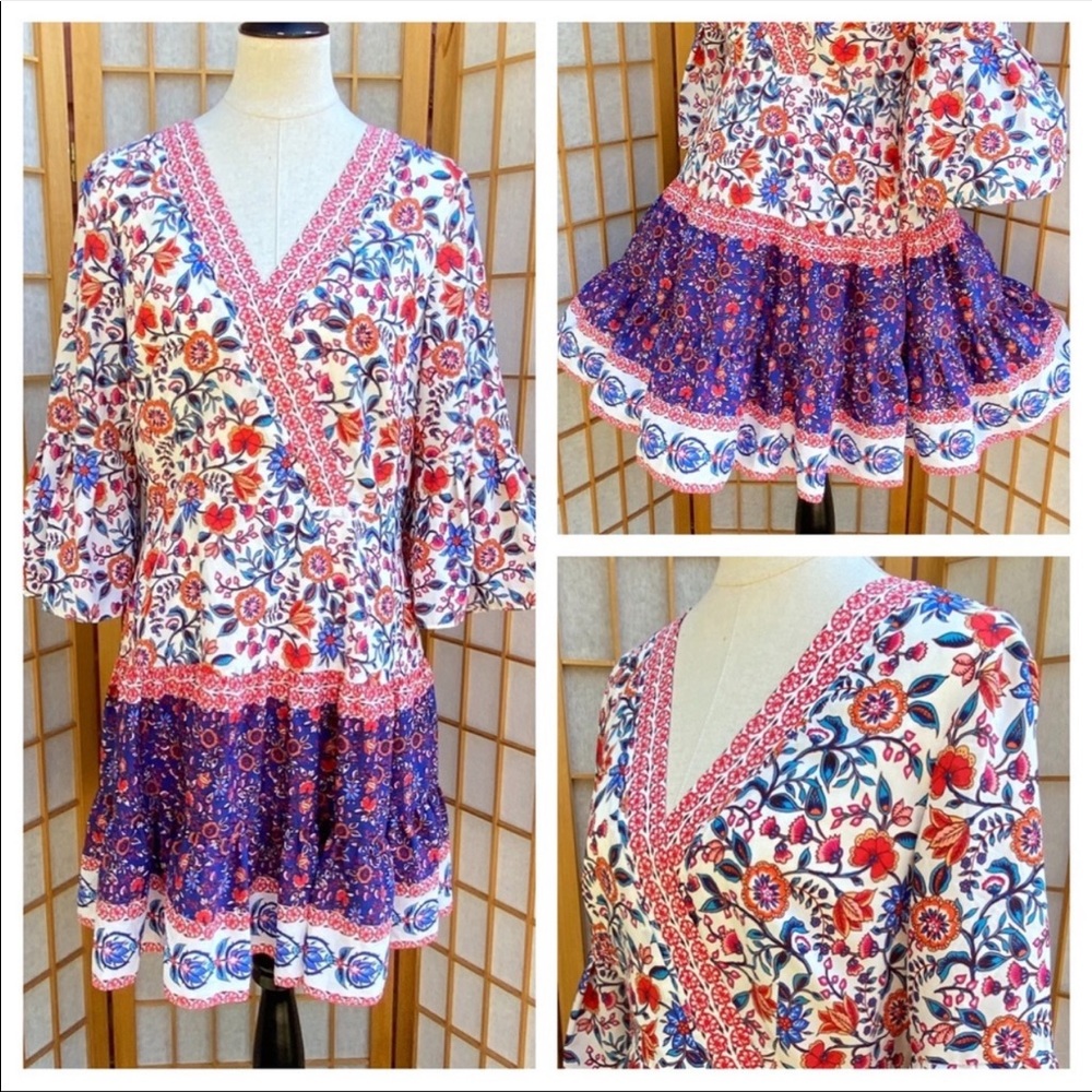 Eliza J Floral Boho Vibe Dress SZ 12